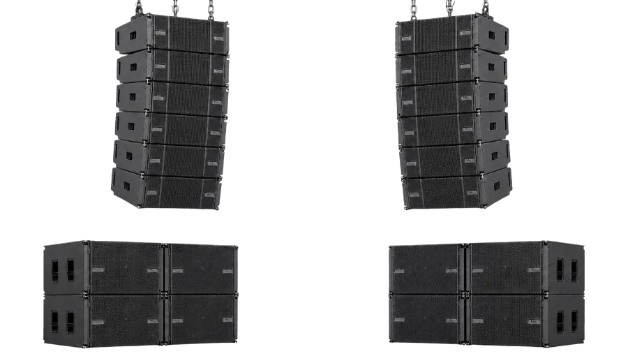 dB Technologies – Line Array 12x L1610 + 8x S118