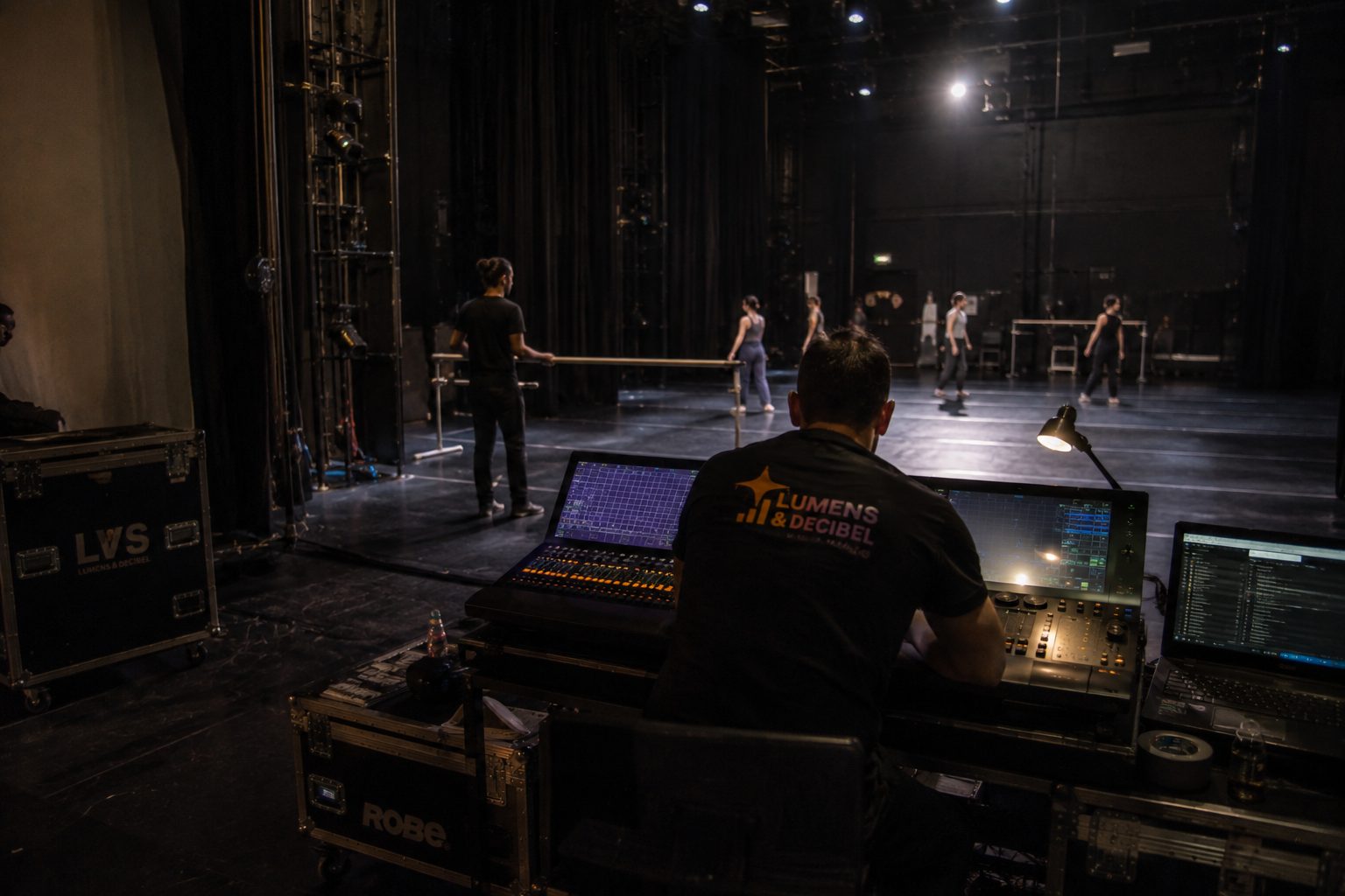 Plateau de danse en répétition