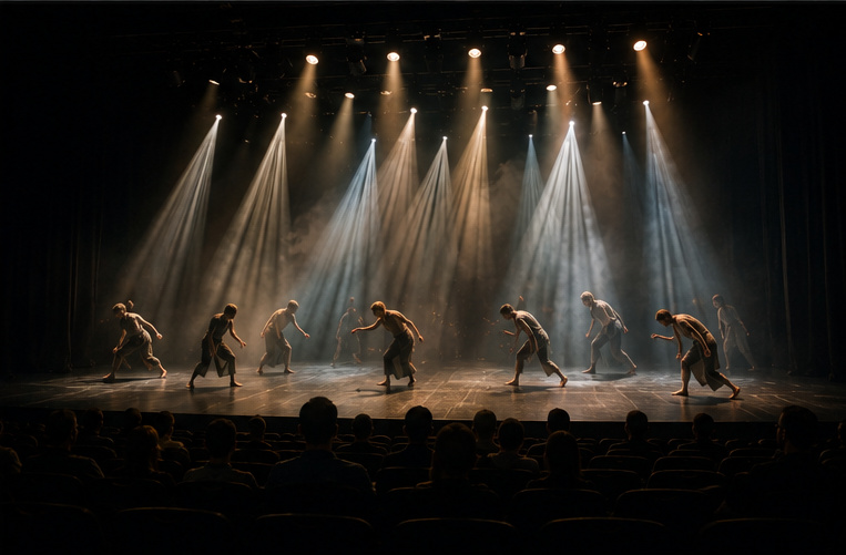Spectacle de danse — création lumière